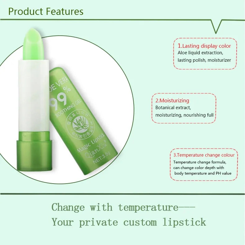LZ Thermochromic Natural Color Moisturizing Lipstick