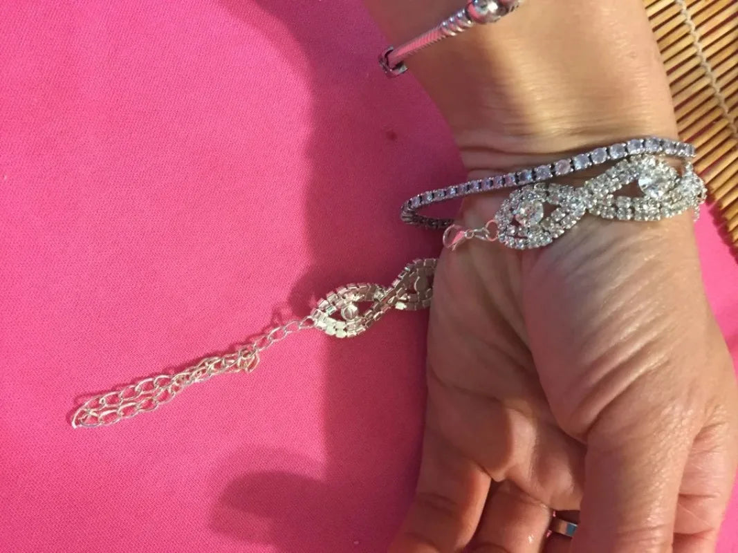 LZ Luxury Delysia Rhinestone Bracelet