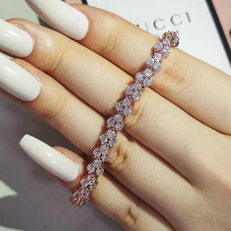 LZ Zirconia Roma Charm Bracelet