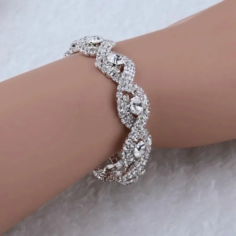 LZ Luxury Delysia Rhinestone Bracelet