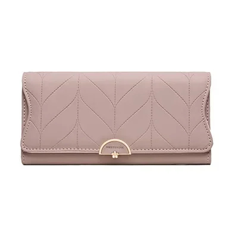 LZ Fashion Love Series Flower Hasp Clutch