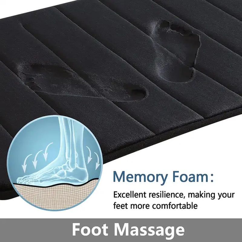 LZ Memory Foam Machine Wash Bath Rug