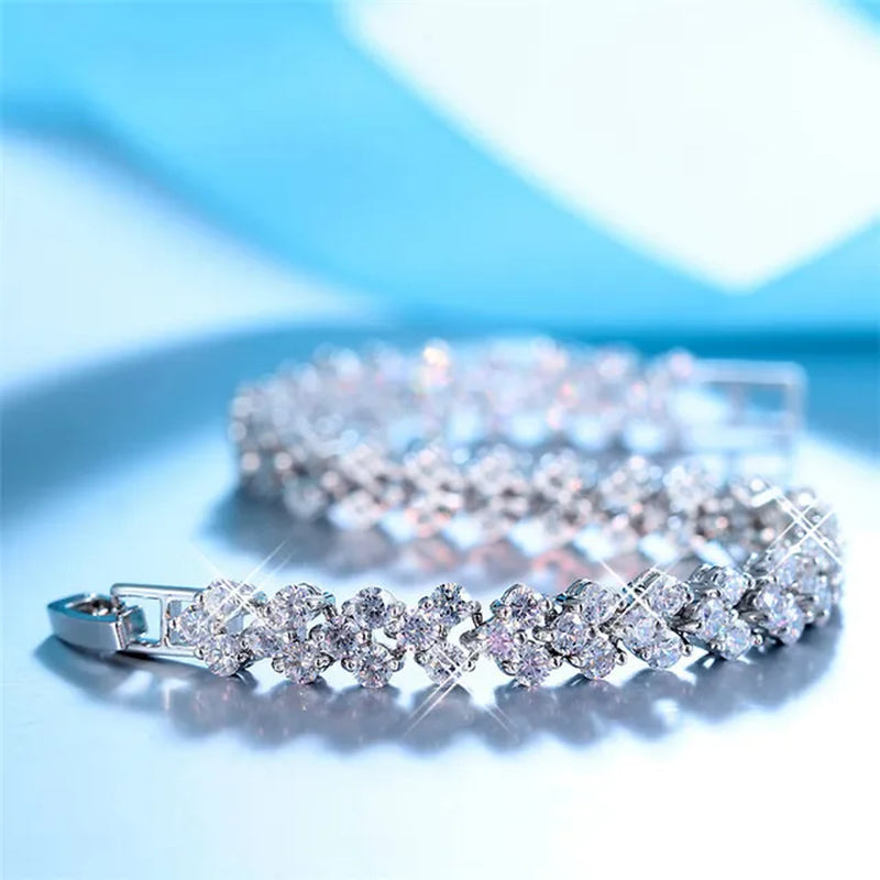 LZ Zirconia Roma Charm Bracelet