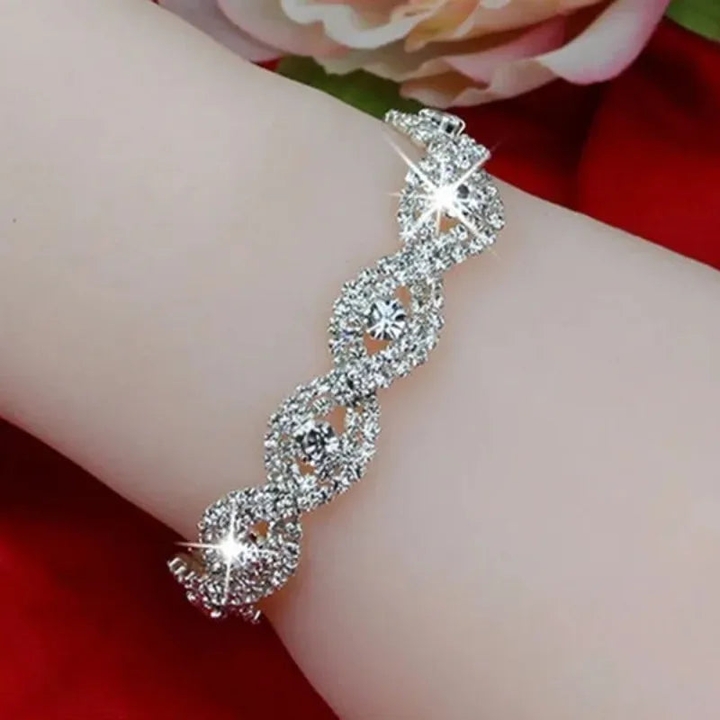 LZ Luxury Delysia Rhinestone Bracelet