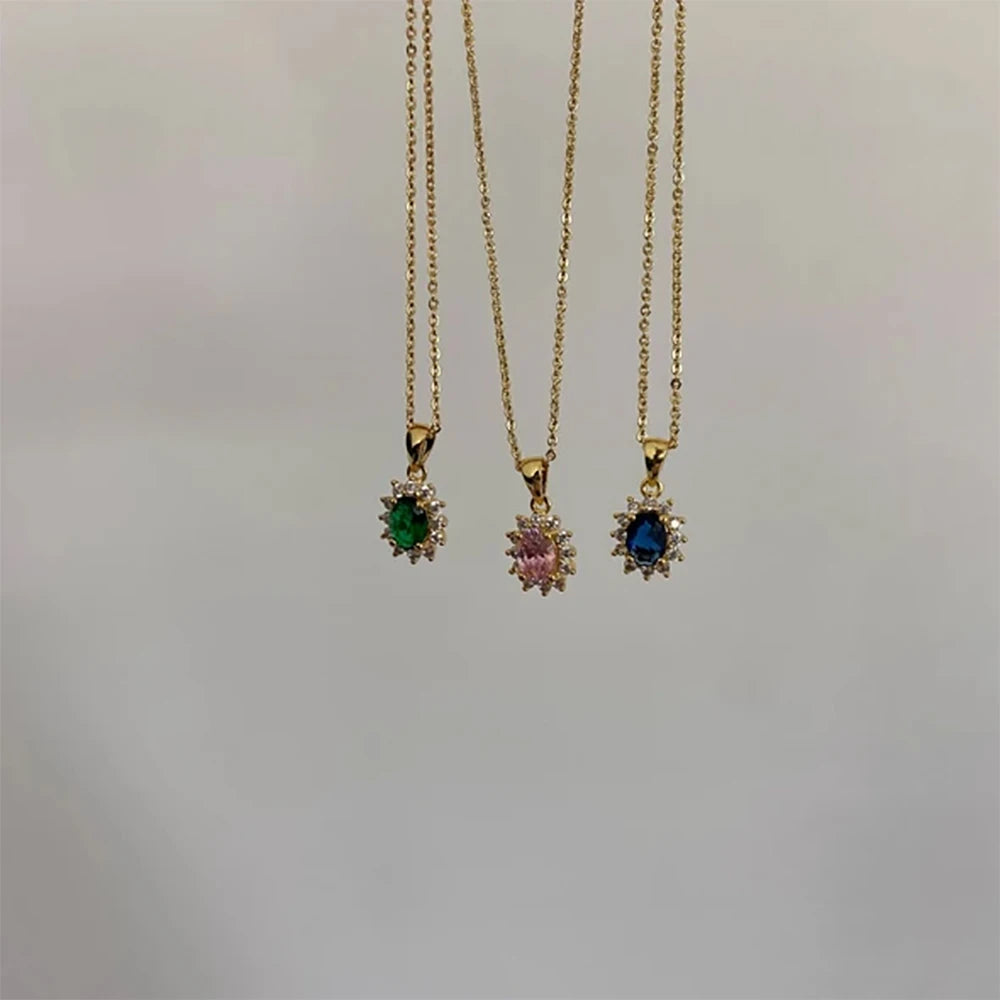 LZ Zircon Possession Pendant Necklace