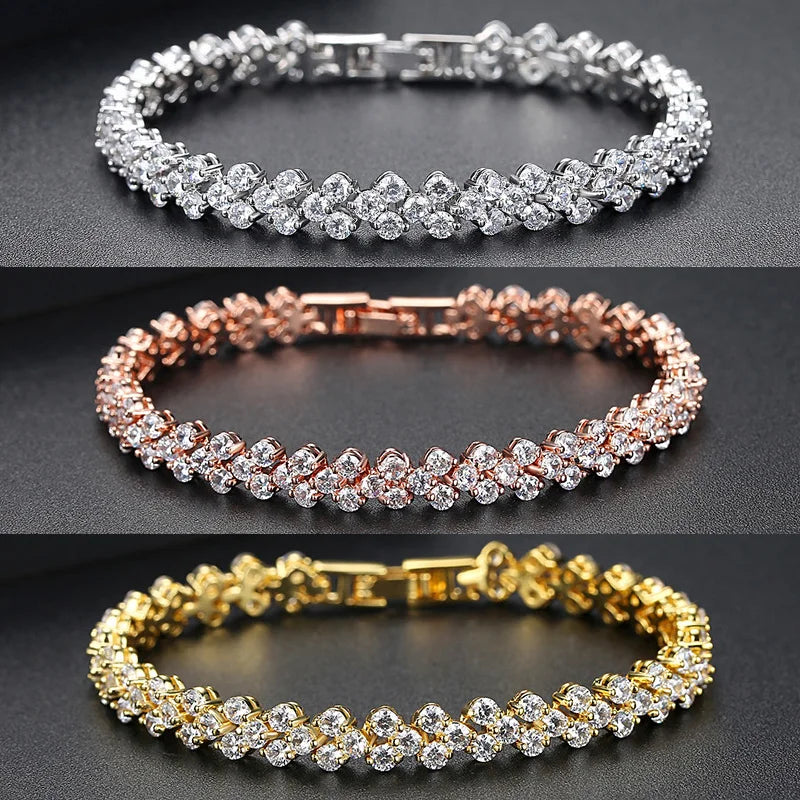 LZ Zirconia Roma Charm Bracelet