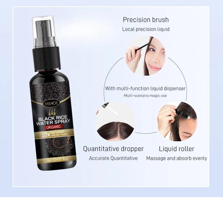 LZ Black Rice Hair Regrowth Spray
