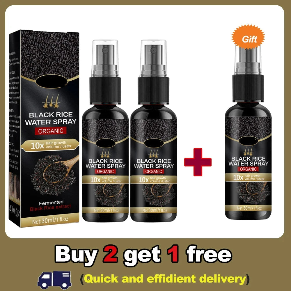 LZ Black Rice Hair Regrowth Spray