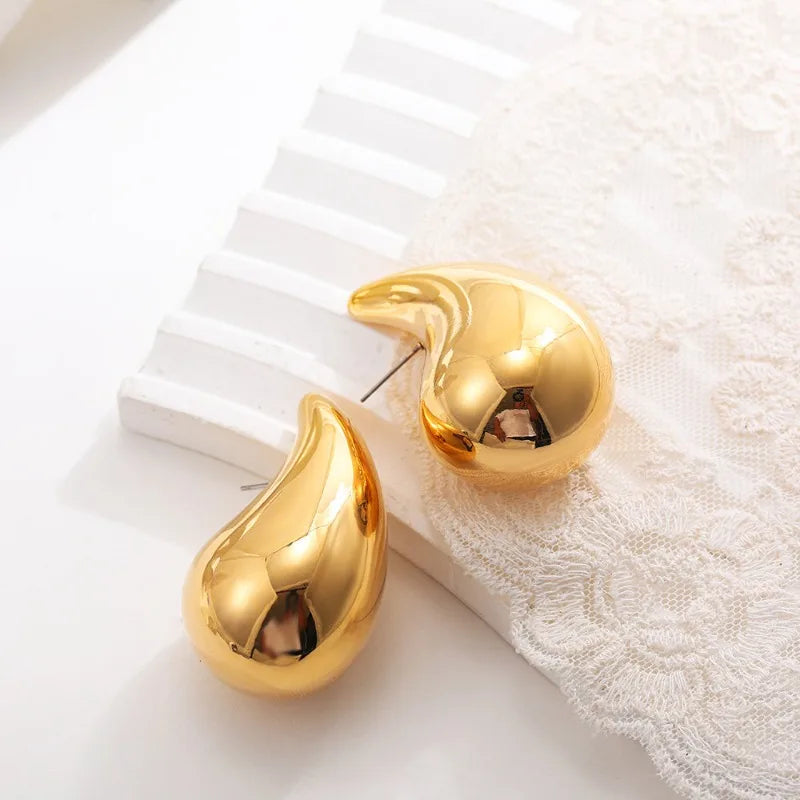 LZ Trendy Teardrop Design Earrings