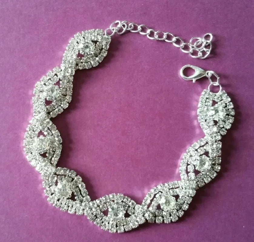 LZ Luxury Delysia Rhinestone Bracelet