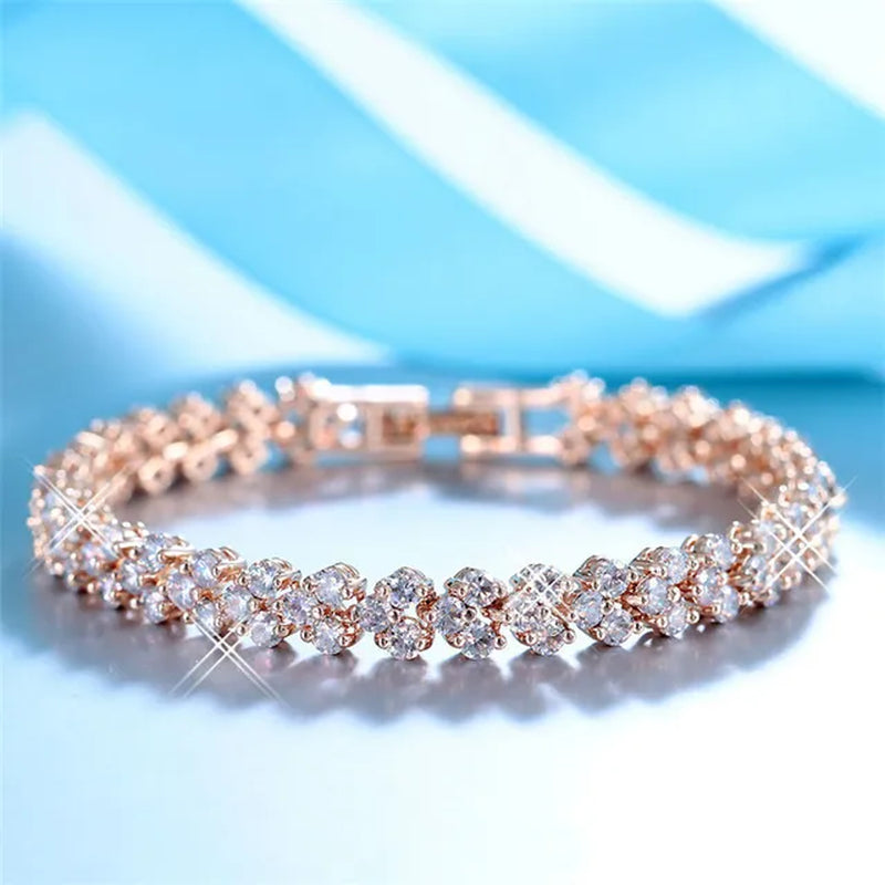 LZ Zirconia Roma Charm Bracelet
