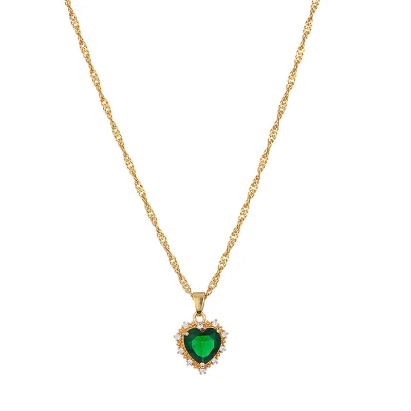 LZ Zircon Possession Pendant Necklace