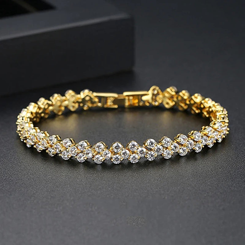 LZ Zirconia Roma Charm Bracelet