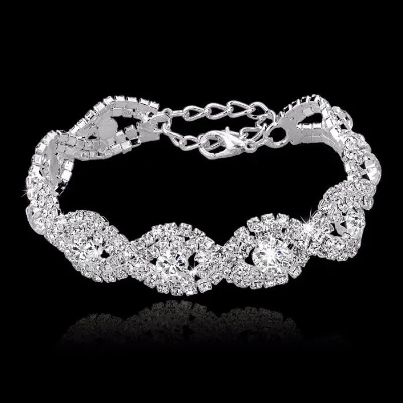 LZ Luxury Delysia Rhinestone Bracelet